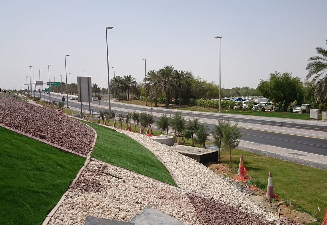 بوابة القاسمية — تطوير البنية التحتية